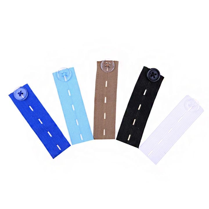 1pc Maternity Jeans/pants Extender Elastic Waistband Belt With Button For  Pregnancy