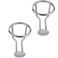 2X Boat Ring Cup Holder Stainless Steel Ringlike Drink Holder for Marine Yacht