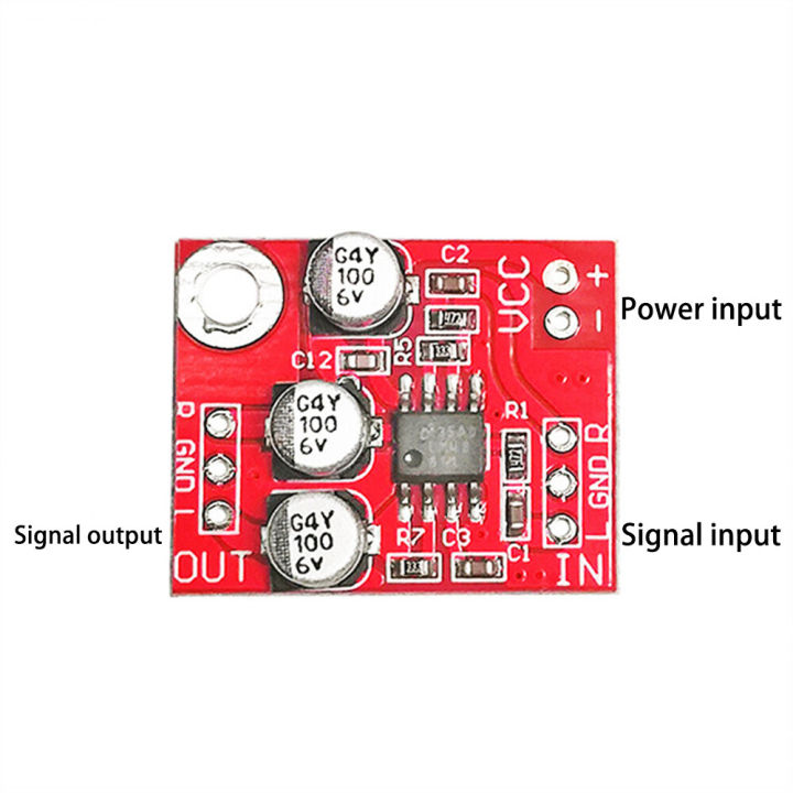 pcbfun-โมดูลเครื่องขยายเสียงหูฟังบอร์ดเครื่องขยายเสียงหูฟัง-lm4881สามารถถูกใช้เป็นเครื่องขยายเสียงล่วงหน้าเครื่องขยายเสียงได้