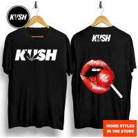 2023ใหม่ริมฝีปากสีแดง kush 200g น้ำหนักอัพเกรดเสื้อยืดผ้าฝ้ายสำหรับผู้ชาย OVERSIZE บรรณาธิการสำหรับผู้ชายผู้หญิง