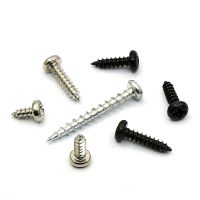 100 buah Laptop Self Tapping sekrup kacamata M2.9 M3 Phillips datar Countersunk silang bulat panci kepala sekrup kayu baut L 5-16mm