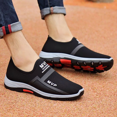 ZYATS รองเท้าลำลองอินเทรนด์ใหม่รองเท้าแฟชั่นสไตล์เกาหลีสำหรับผู้ชาย
