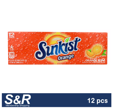 Sunkist Orange Soda 12 Cans | Lazada PH