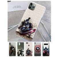 T-32 Captain America โปร่งใส อ่อนนุ่ม ซิลิโคน TPU เคสโทรศัพท์ หรับ iPhone 13 14 G9 Moto 12 G8 Play Mini SE Power Max Plus Pro