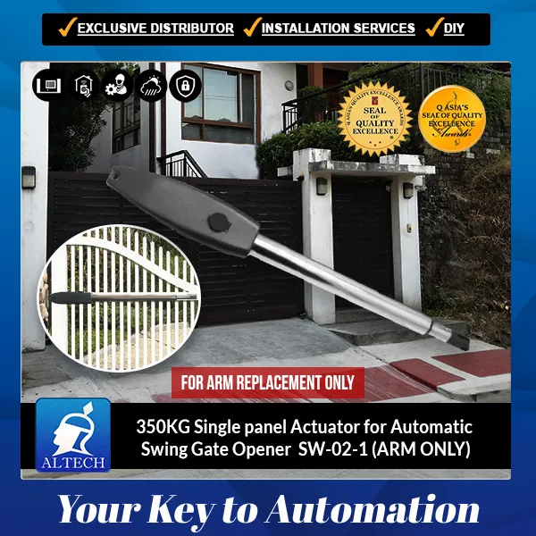 350KG Single Panel Actuator Set for Automatic Swing Gate Opener ALTECH