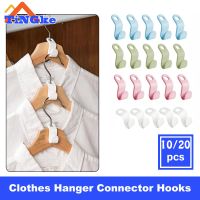 10/20 Pcs Mini Clothes Hanger Connector Hooks Heavy Duty Cascading Organizer Holder Closet Wardrobe Space Saving Extender Clips