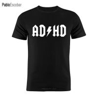 Cotton Unisex T Shirt ADHD Funny Silhouette Artwork Gift Tee