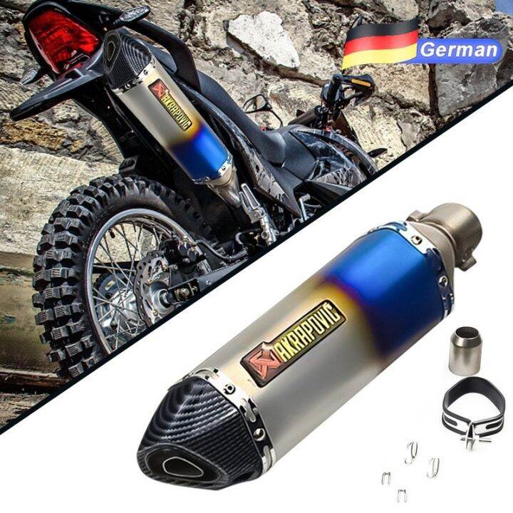 Akrapovic Exhaust Muffler Universal 51mm Motorcycle SC Project muffler