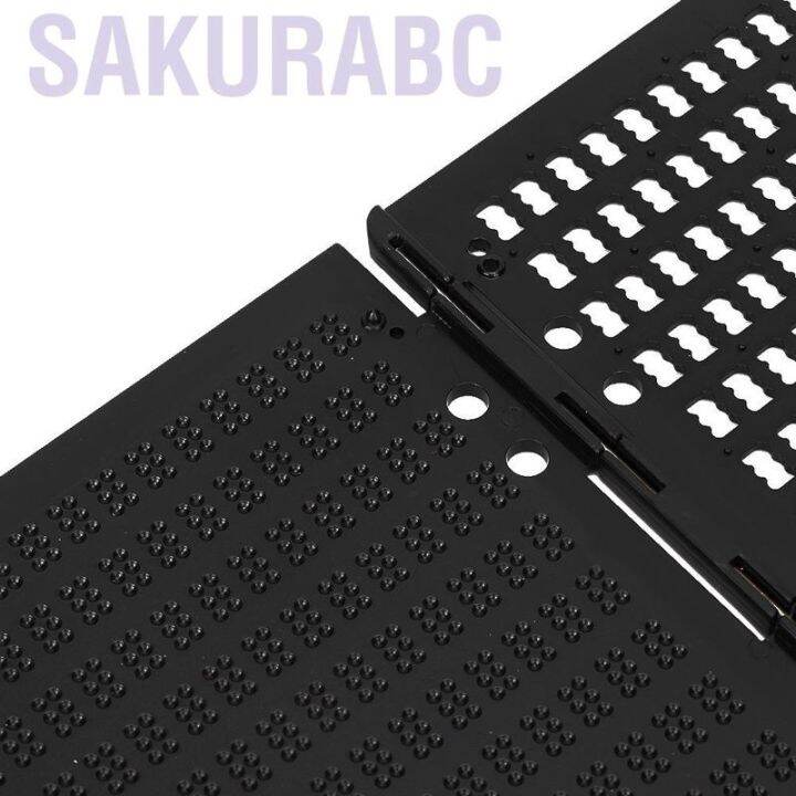 Sakurabc Braille Slate Stylus Kit portable 27 lines 30 cells writing
