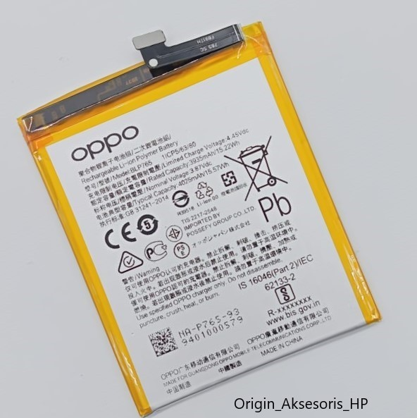 แบตเตอรี่-แท้-oppo-a91-blp765-4025mah-พร้อมชุดถอด-ส่งจาก-กทม