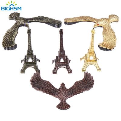 Office Decoration Alloy Eiffel Tower Model Balanced Bird Prop Balance Eagle Gravity Bird Miniature Figurines Decompression Toy