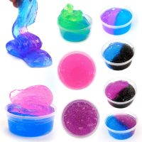 【CW】 Diy Color Transparent Glue Supplies Fluffy Slimes Foam Putty Plasticine Clay Kids