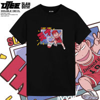 Slam Dunk เสื้อยืดนักเรียนกีฬาบาสเก็ตบอลอนิเมะ Sakuragi Hanada เทรนด์ผ้าฝ้ายแขนสั้นหลวม