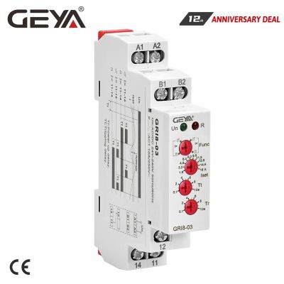 Geya Gri8-03กระแสเกินหรือภายใต้กระแสที่ปรับได้รีเลย์0.05a 1a 2a 5a 8a 16a กระแส
