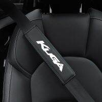 For Ford KUGA 2008 2012 2017 2019 1pc Cowhide Car Interior Seat Belt Protector Cover For car Auto Accessories