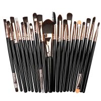 【cw】 20Pcs Professional Makeup Brushes Set Powder Foundation Eyeshadow Make Up Cosmetics Soft Synthetic Hair !