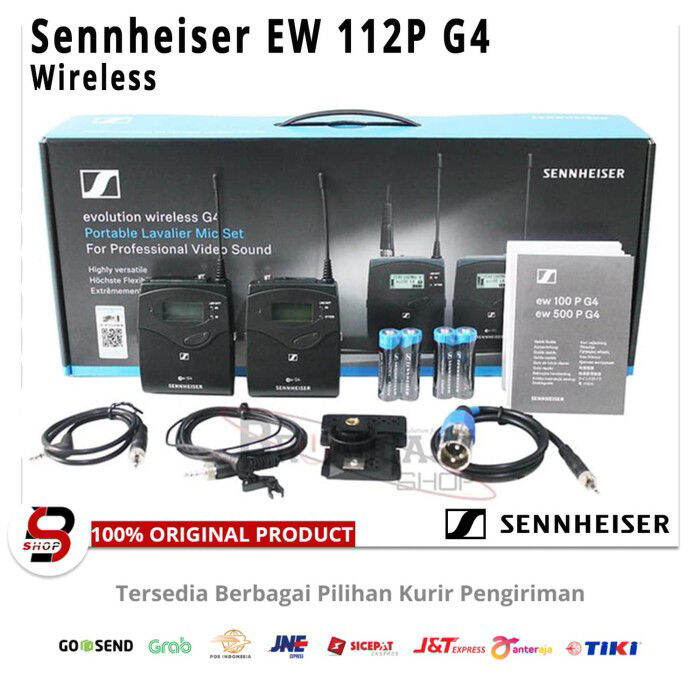 Sennheiser EW 112PG4 Wireless Portable Clipon Mic System Lazada Indonesia