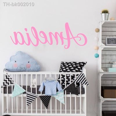 ✧▦ YOYOYU Name Wall Decal Personalized Wall Sticker Boys Girls Decal Nursery Decor Vinyl Wall Decal beauty salon wall decals