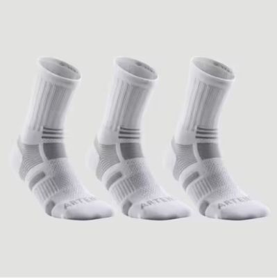 High Sport Socks Tri-Pack - White/Grey
