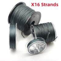 [HOT LIAXLLWISAAZH 534] Rompin 16 Strands ขนาดใหญ่ Super Strong 40-700LB สายตกปลาถัก100M สาย PE ขนาด3-80 Multifilament สำหรับปลาทะเลใหญ่