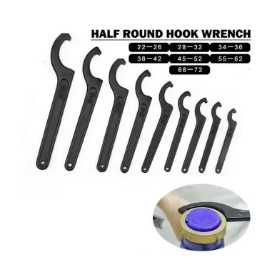 22-95mm Universal C Hook Wrench Adjustment Round Nut Hook Wrench