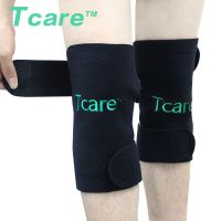 Tcare 1Pair Tourmaline Self-Heating Knee Leggings Brace Support Magnetic Therapy Knee Pads Adjustable Knee Massager Health Care