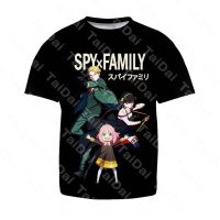 Anime T-shirt SPY X FAMILY Kids Tops Short Sleeve The Forger Casual Loose Fashion Tee Shirt