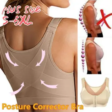 Women Posture Corrector Bra Wireless Back Support Lift Up Yoga Bra Underwear