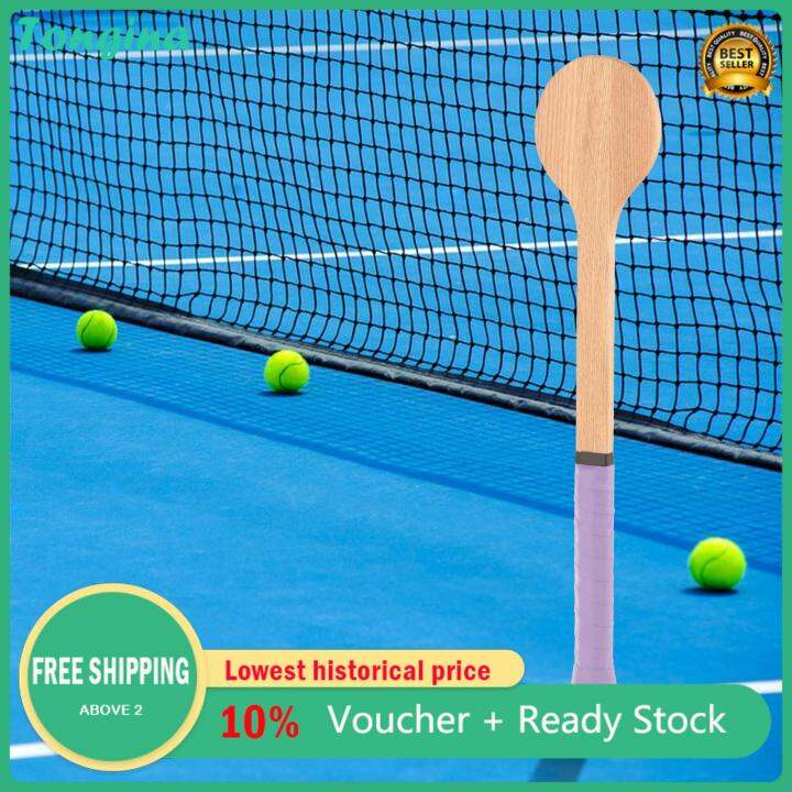 tongina Wooden Tennis Racket Sweet Spot for middle Hitting Starter