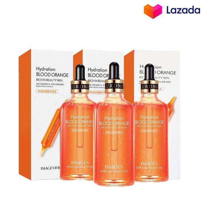 เซรั่มส้ม ชุด 3 ชิ้น วิตามินซีเข้มข้น หน้ากระจ่างใส ลดเลือนริ้วรอย