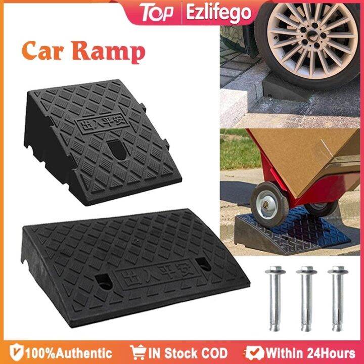 Car Curb Ramps Portable Lightweight Rubber Curb Ramps Professional ...