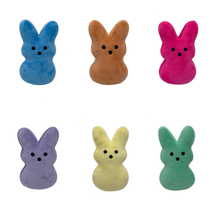 born-peeps-just-easter-bunny-plush-rabbit-yellow-blue-stuffed-marshmallow-soft