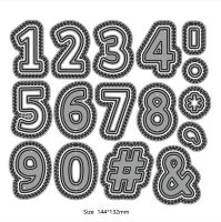 Alphabet metal Cutting Dies for Scrapbooking Steel Craft Die Cut Embossing Paper Card Album