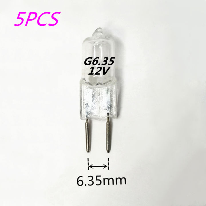 5pcs-g6-35-12v-100w-หลอดไฟ-g6-35-12v-หลอดไฟ50w-aroma-โคมไฟ-g6-35หลอดไฟ12v-stage-light-g6-35-12v-35w-g6-35-12v-หลอดฮาโลเจน