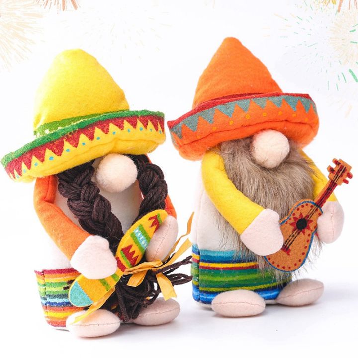 2pcs-fiesta-gnome-couple-cinco-de-mayo-tomte-for-mexican-taco-tuesday-elf-dwarf-for-home-kitchen-tiered-tray-decorations