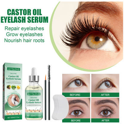 Litfly【Ready Castor Oil Eyelash Oil Set-100% Original-Natural ยาว Moisturizing Curl หนา Eyelash Oil