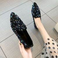 Fashion Ballet Shoes Leisure Flash Flats Pointed Wedding