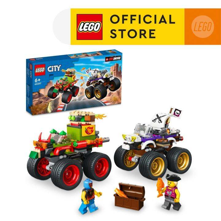 exclusive-lazada-lego-city-60397-monster-truck-race-building-toy-set-301-pieces