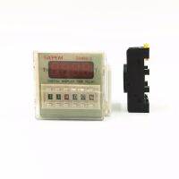 【❖New Hot❖】 n9p ดิจิตอลรีเลย์ Dh48s-s Cycle Control Delay 24V 220V 380V จับเวลาซ็อกเก็ต