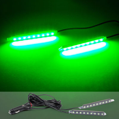 2 In 1 Car Interior Decorative Dash Floor Atmosphere Led Automotive Foot Strip Night USB Ambient Light