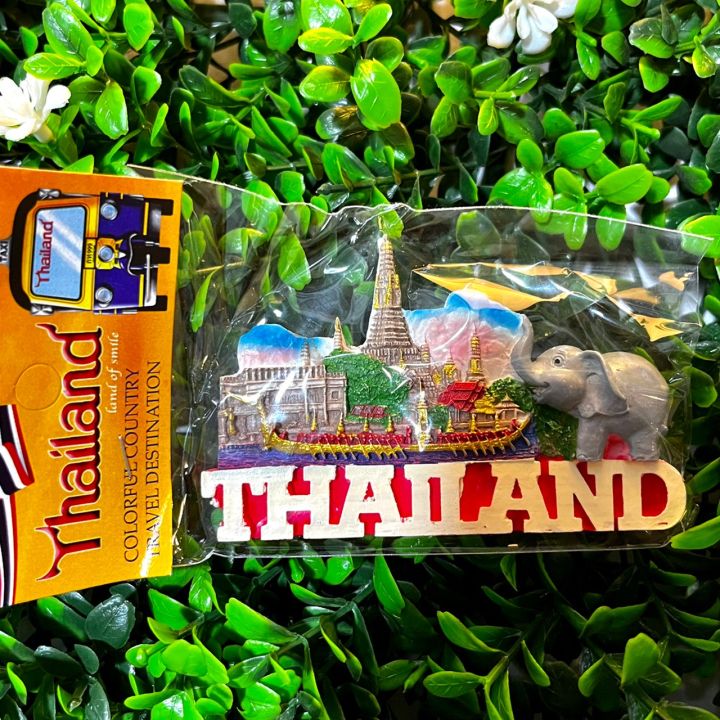 magnet-แม่เหล็ก-ของตกแต่งบ้าน-ของชำร่วย-ของฝาก-ของที่ระลึก-souvenir-thailand-color-thailand-ขายยกแพ็ค-1-แพ็ค-10-ขิ้น-มี-6-สี