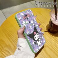 เคส Chenyyka สำหรับ Xiaomi 9T Pro Redmi K20 Pro เคสแบบเต็มหน้าจอลาย Kuromi บางดีไซน์ใหม่อย่างสร้างสรรค์เคสโทรศัพท์ขอบสี่เหลี่ยมเคสนิ่มป้องกันปลอกซิลิโคนเคสกันกระแทก