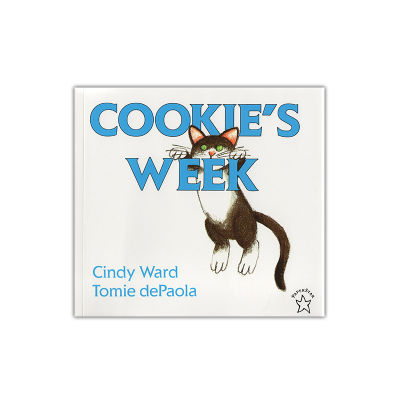 English original cookie  One week concept cognition of s week snacks childrens Enlightenment English picture book
