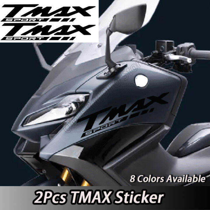 รถจักรยานยนต์-scooter-สติ๊กเกอร์-tmax-สติ๊กเกอร์สะท้อนแสงด้านหน้า-yamaha-tmax-500-530-560-tech-max-530sx-อุปกรณ์เสริมกันน้ำ