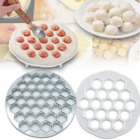 ﹍ 19 37 Holes Kitchen Dough Press Ravioli Making Mould Dumpling Mold Maker DIY Maker Dumpling Pelmeni Mold Pasta Form