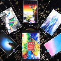 Osho Zen Tarot Cards เกมเหนือธรรมชาติของสำรับไพ่ Zen 79 สำหรับผู้เริ่มทำนาย