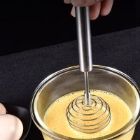 ✁☏⊕ Stainless Steel Magic Hand Held Spring Whisk Mini Eggs Sauces Mixer Spring Egg Beater Milk Whipper Kitchen Tool Accessories