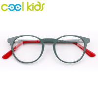 COOL KIDS Eyeglass Frame Oval Simple Optical Child Frame Color-matching MyopiaReading Glasses Frame Prescription Glasses Frames