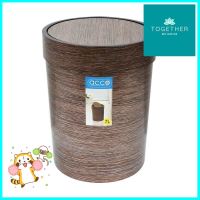 ถังขยะกลมฝาสวิง ACCO DAZZLE ขนาด 7L สีน้ำตาลทองROUND DUSTBIN SWING ACCO DAZZLE 7L GOLD BROWN **ด่วน สินค้าเหลือไม่เยอะ**