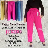 【hot sale】○﹊✆ D19 Baggy Pants Women Crinkle Airflow Premium Import Jumbo Size From bb 50kg To bb 80kg/womens Trousers HW Drawstring Strap With Airflow Zipper Material/Luna Pants Tiedye High Waist/Baggy Crinkle Latest Size Xxl Xxxl/Digroup /Grefata